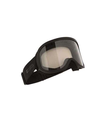 Unisex adult ski goggles one size black Mountain Warehouse