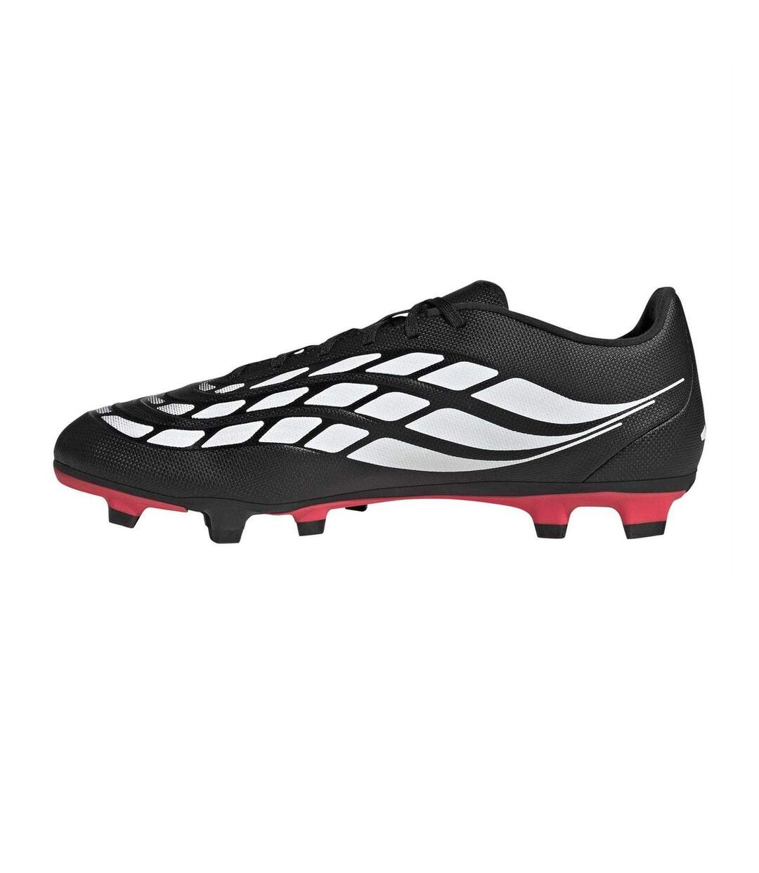 Chaussures De Foot Pour Terrain Ferme Sport Predator Club Homme Noir Rouge Adidas-3