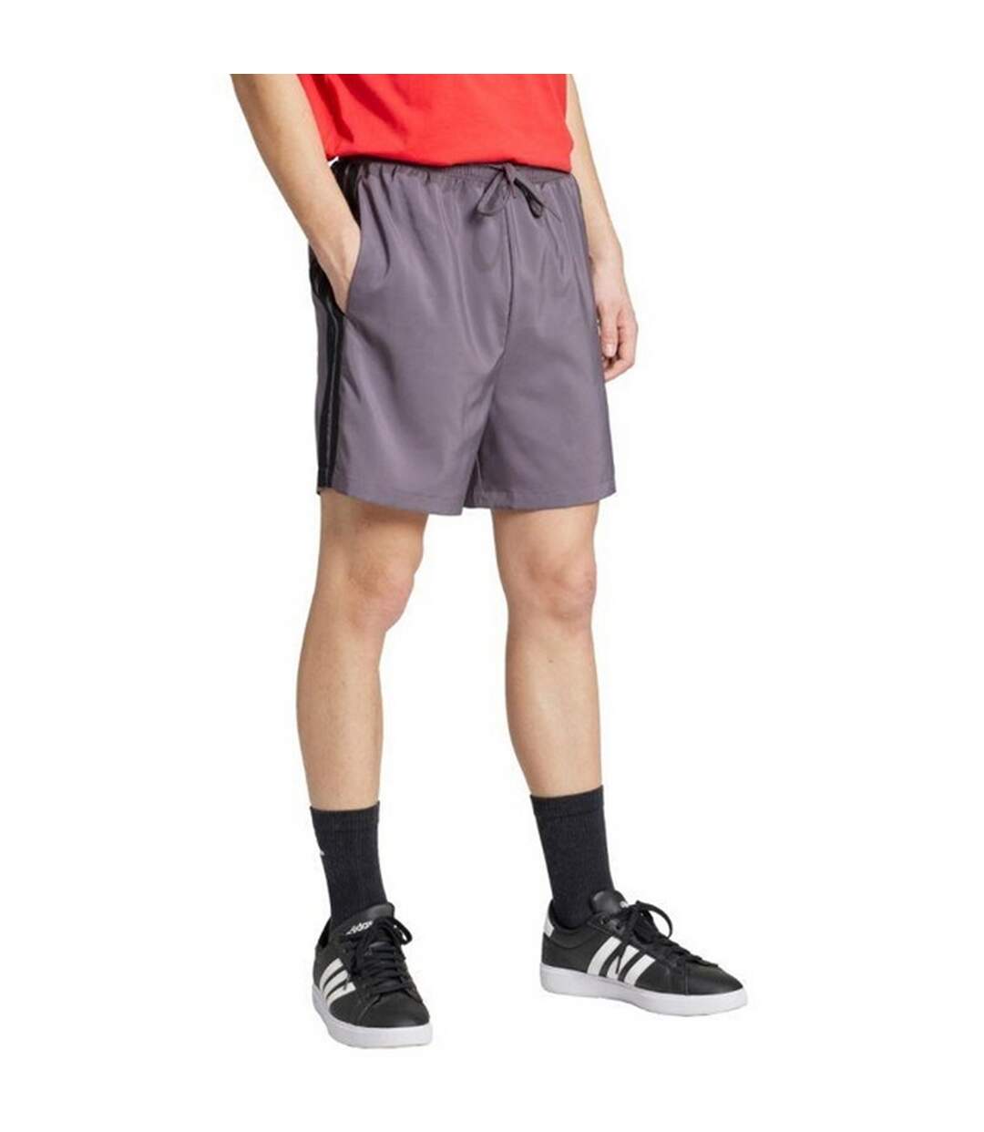 Short Style 3 Rayures Essentials Chelsea Homme Gris Adidas-1