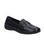 Womens/ladies Fenja 22 Leather Loafers Black Josef Seibel-1