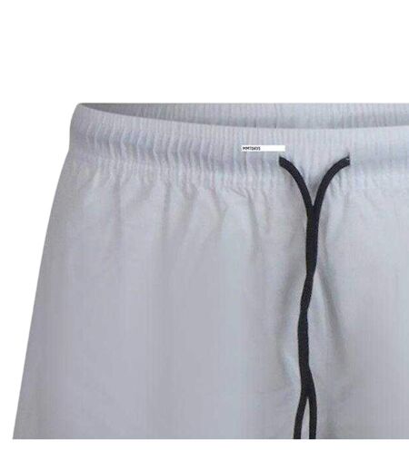 Short De Bain Motif/style À Rayures Homme Blanc Philipp Plein
