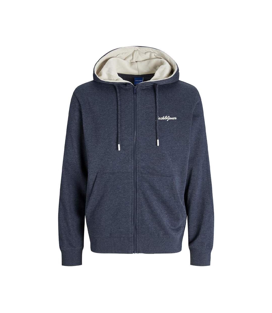 Sweat Zippé Marine Homme Jack & Jones Jortango - L-1