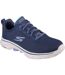 Womens/ladies Go Walk 7 Kaylor Trainers Navy Purple Skechers-1