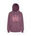 Womens/ladies Winding Trek Relaxed Fit Hoodie Burgundy Mountain Warehouse-1