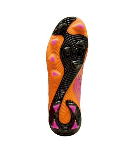 Womens/ladies Future 8 Match Snug Fit Artificial Ground Football Boots Orange Black Puma
