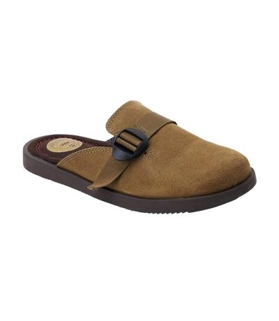 Mules taurus homme taupe Base London