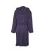 Mens soft towelling dressing gown navy Pierre Roche-2