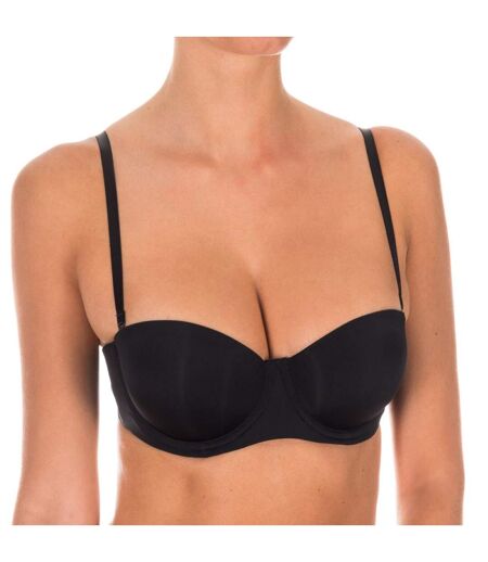 Balconette bra with lightly padded cups and underwire QF1822E women