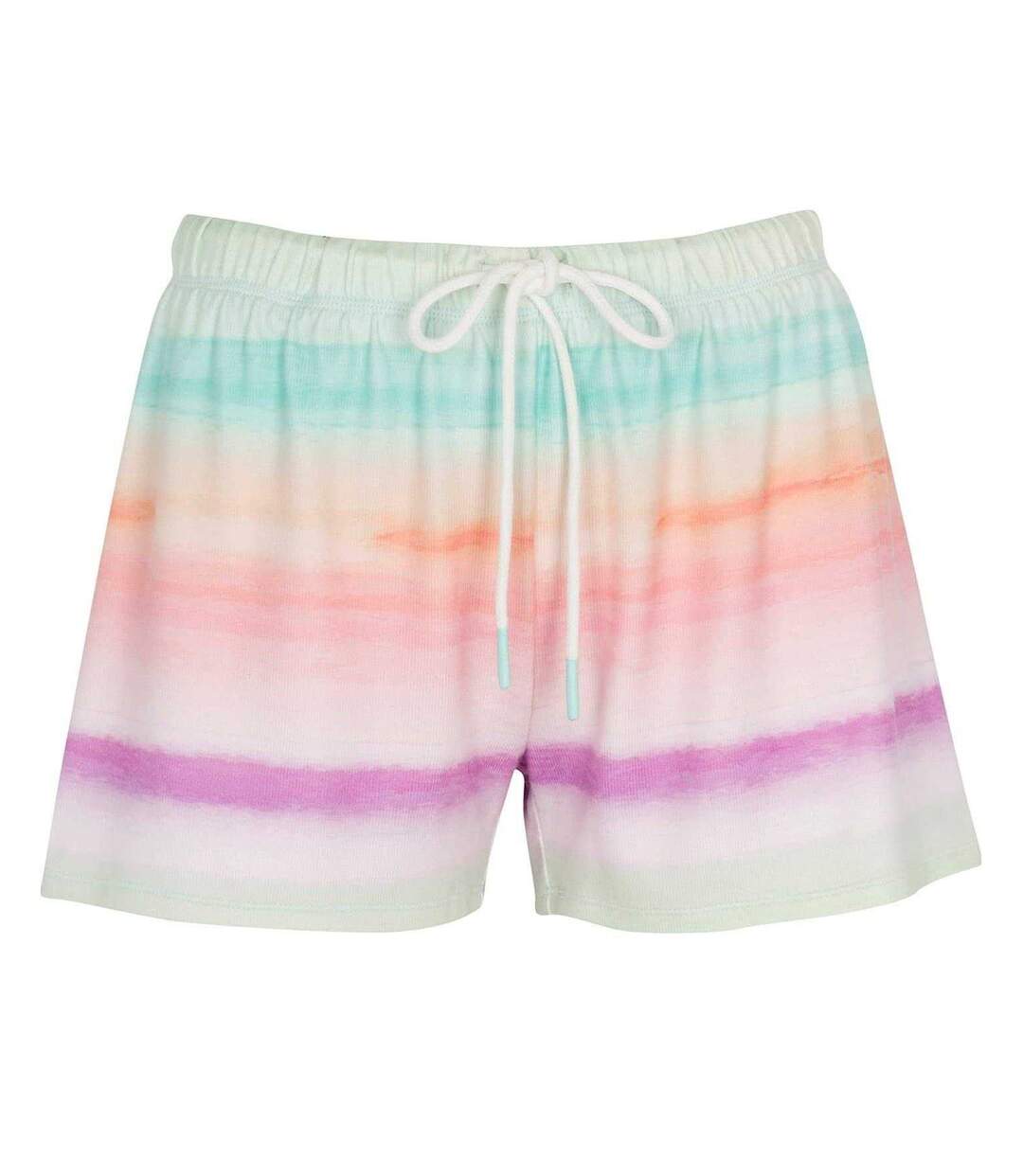 Womens/ladies Lounge Shorts Violet Pink Coral PJ Salvage-2