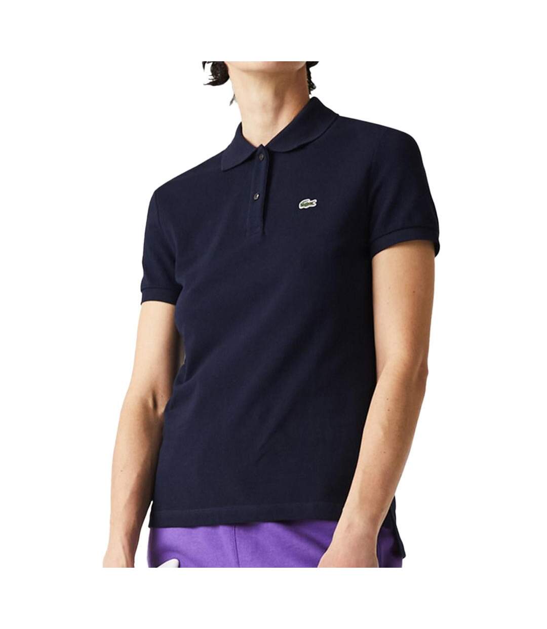 Polo marine femme lacoste pf7839-240 - 36-1