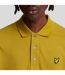 Polo Uni Homme Jaune Lyle & Scott-4