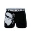 FREEGUN Boxer Homme Microfibre CORA5 Noir Blanc