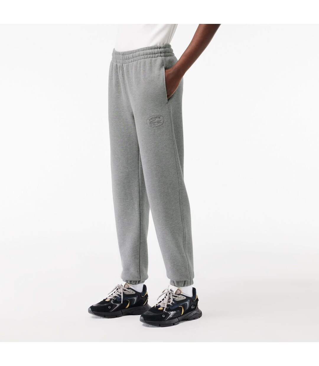 Pantalon De Jogging Femme Gris Lacoste-1