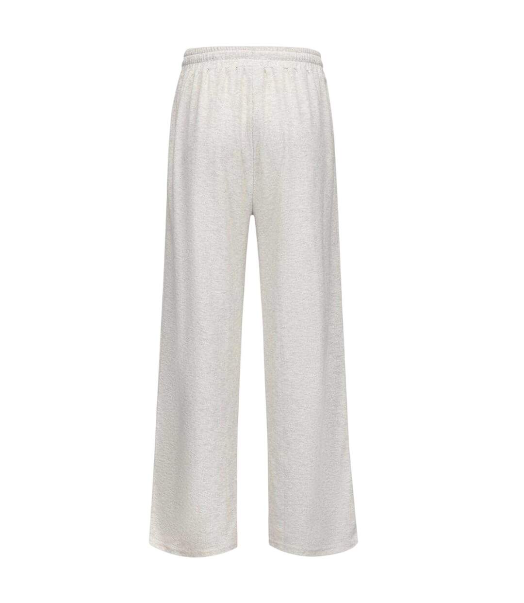 Pantalon De Jogging Femme Blanc Cassé Chiné Chiné Slazenger-2