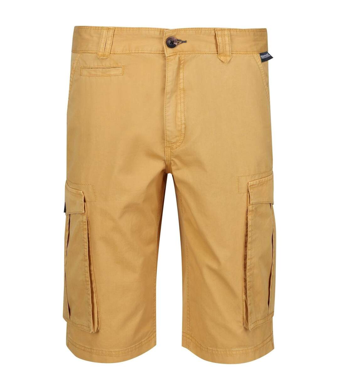 Short À Poches Motif/style Rétro Shorebay Homme Jaune D'or Regatta-2
