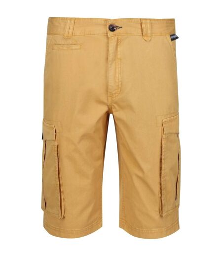 Short À Poches Motif/style Rétro Shorebay Homme Jaune D'or Regatta