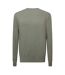 Mens Cashmere Blend Relaxed Fit Sweatshirt Green Jack And Jones-2