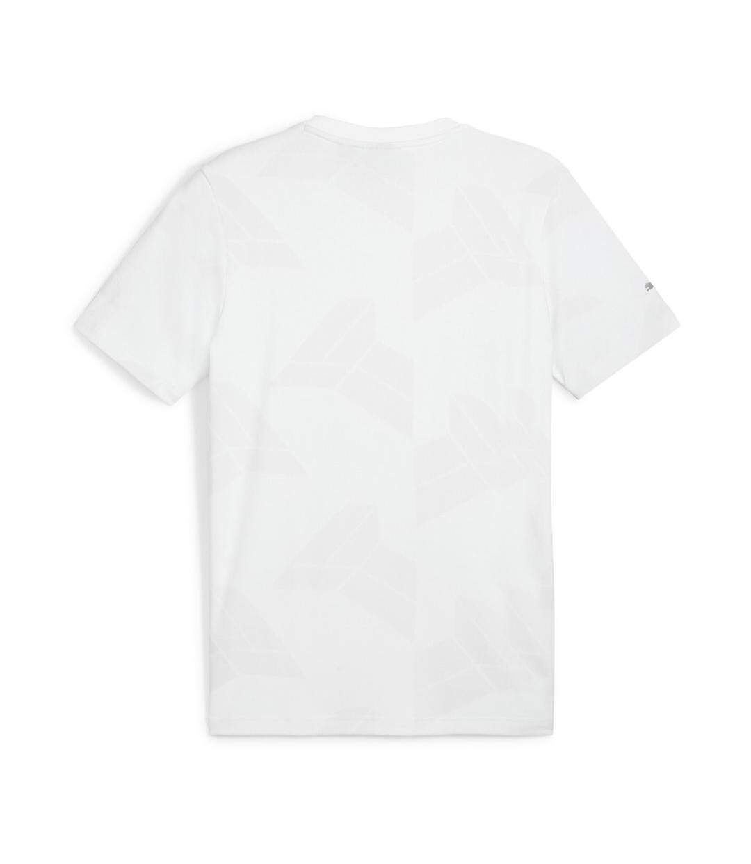 T-Shirt blanc homme puma jaquard-2