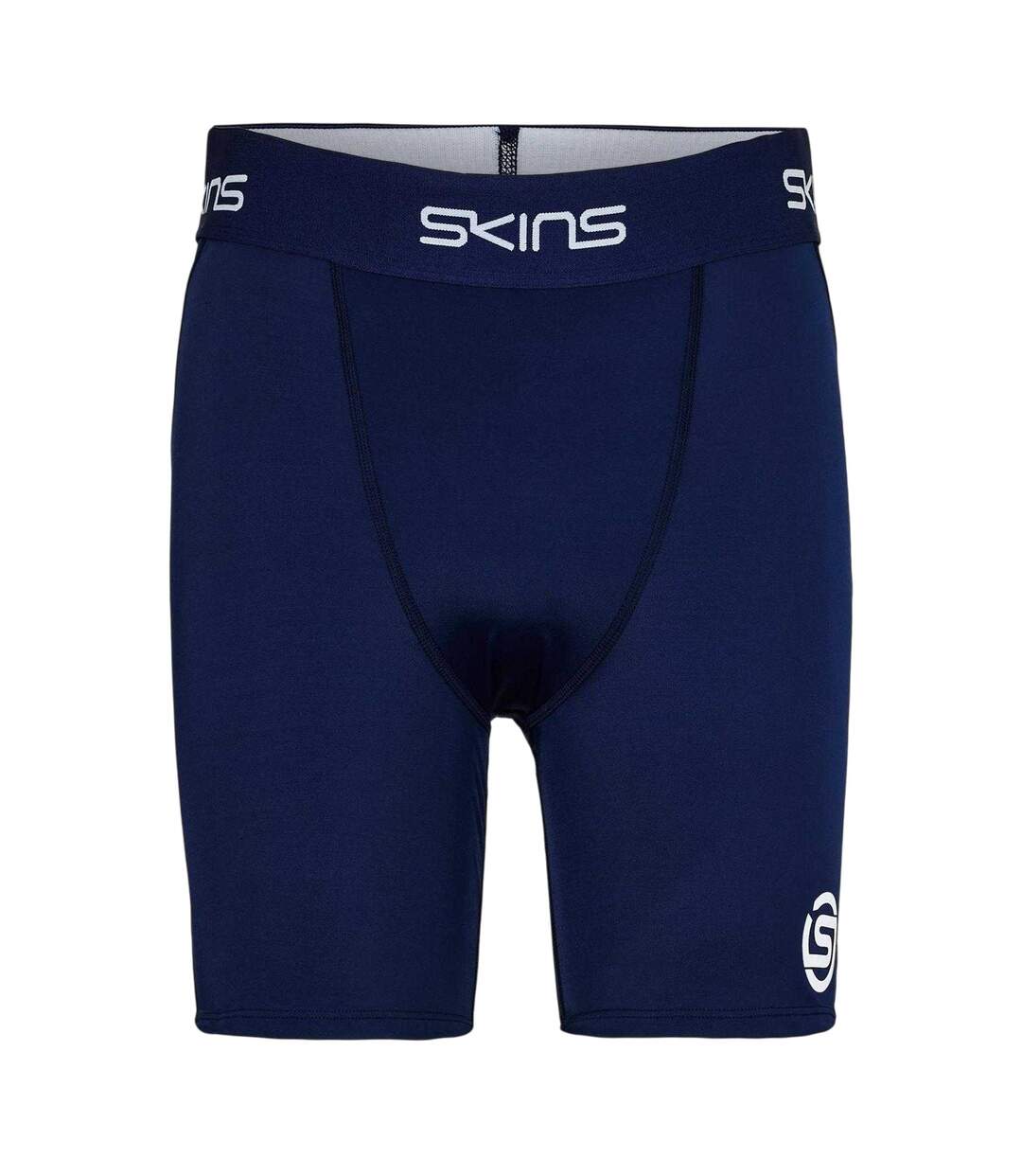 Mens Series-1 Fitted Compression Shorts Dark Blue Skins-1