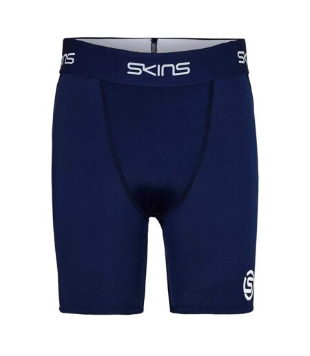 Mens Series-1 Fitted Compression Shorts Dark Blue Skins