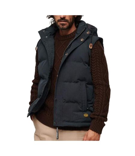 Doudoune sans Manche Marine Homme SUPERDRY Everest Hooded Puffer - M