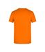 T-shirt Basic Homme Orange James And Nicholson-2