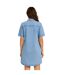 Womens/ladies Denim Shirt Dress Light Blue Noisy May-3