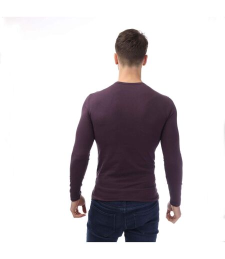 Mens Mock Neck Fitted Lounge Top Navy Emporio Armani
