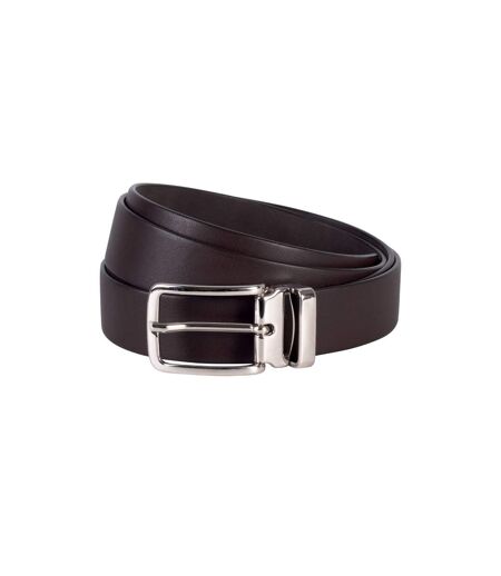Classic Leather Belt Dark Brown K-UP