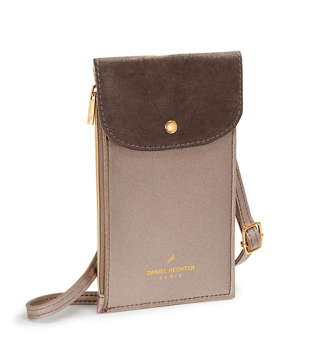 Women's Brown Phone & Card Pouch