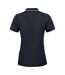 Womens/ladies Greenville Polo Shirt Black James Harvest-2