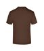 T-shirt Medium Adulte Marron James And Nicholson-2