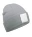 Bonnet Cendre Blanc Beechfield-1