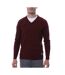 Pull over Bordeaux Homme Hungaria V NECK EDITION - M