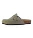Womens/ladies Leather Mule Sandals Soft Green Jack Wills-3