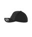 Childrens/kids Diamond Quilt Baseball Cap Black Flexfit-2