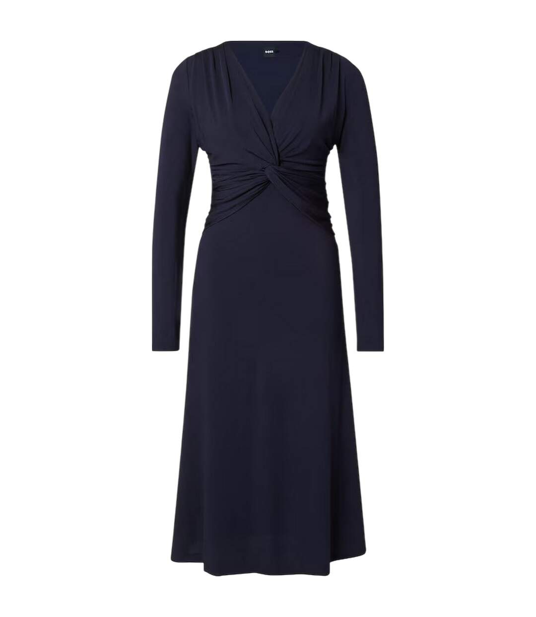 Robe Portefeuille Manches Longues Eulo Femme Bleu Foncé Boss-2