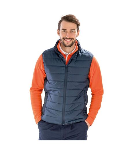 Veste Sans Manches Promo Homme Bleu Marine Result