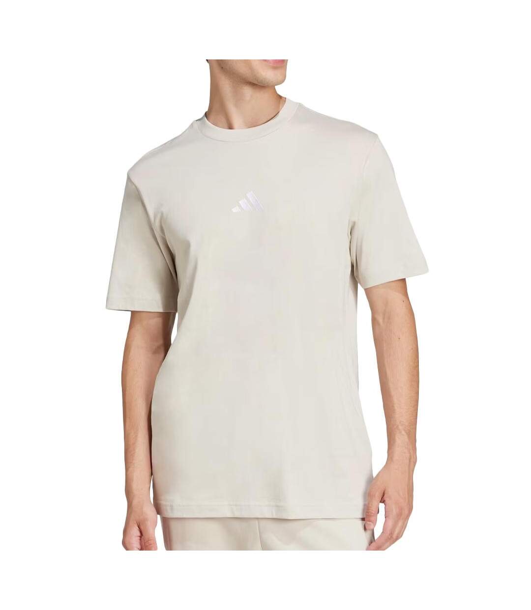 T-Shirt beige homme adidas jd1779-1