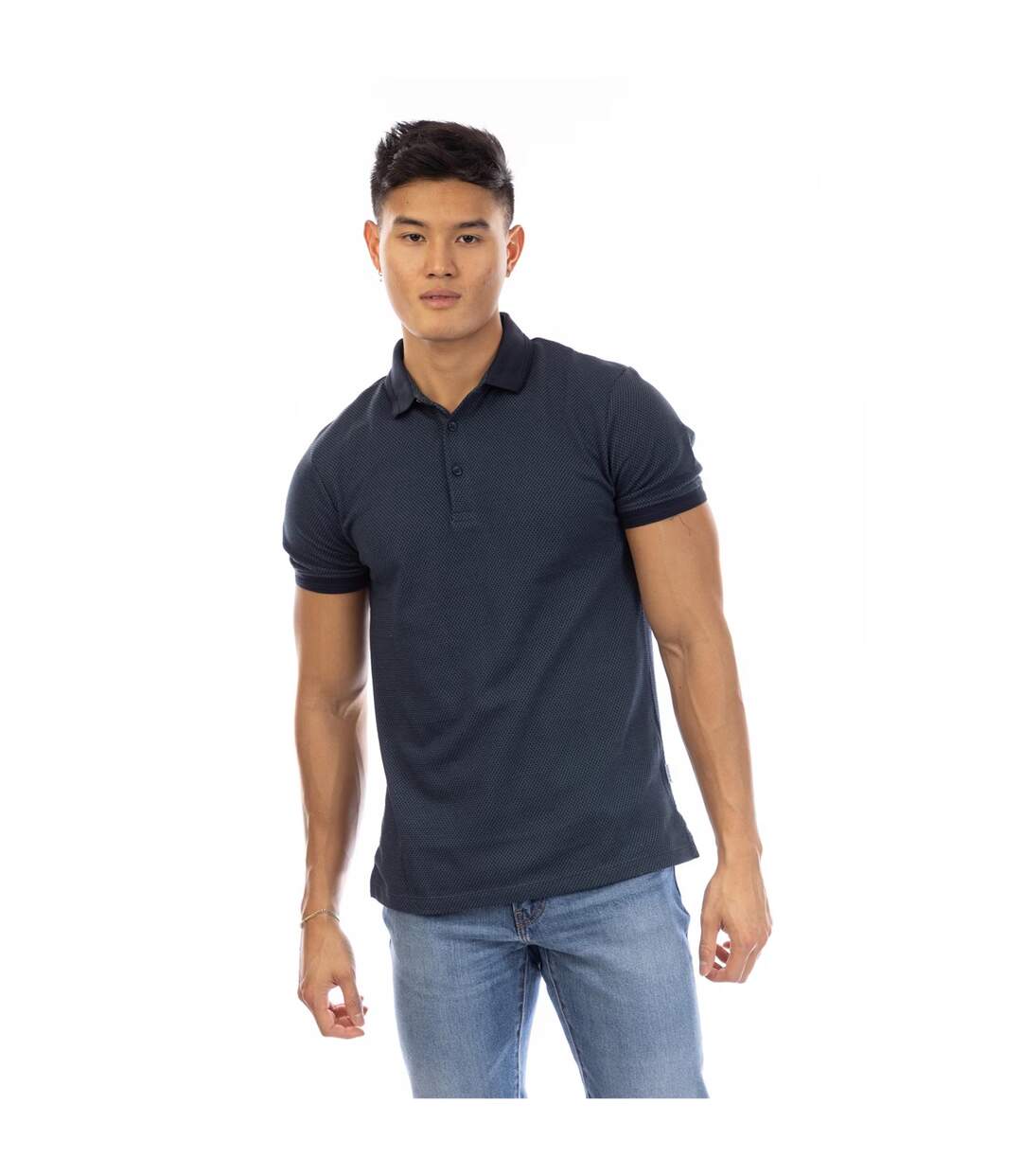Polo Cosway Homme Bleu Marine Peter Werth-2