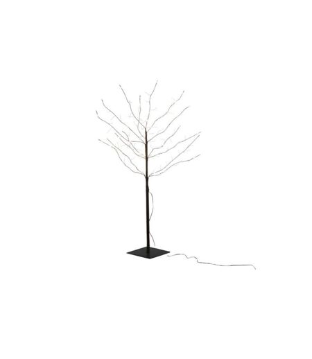 Paris Prix - Plante Artificielle Déco Led arbre Nu 100cm Noir