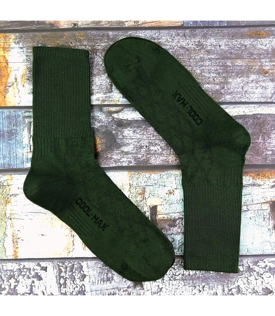 2 Pack Mens Coolmax Lightweight Hiking Socks-3