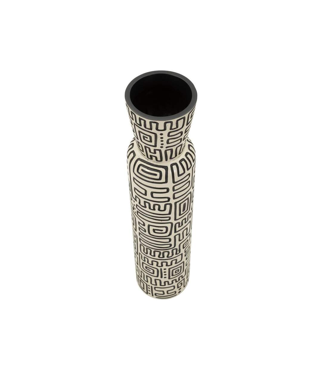 Vase Design Nairobi 65cm Blanc & Noir-2