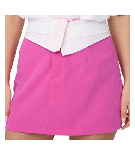 Jupe rose/blanche femme only neoluella - m