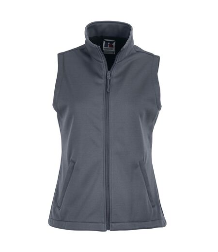 Russell Ladies/Womens Smart Softshell Gilet Jacket (Convoy Grey)
