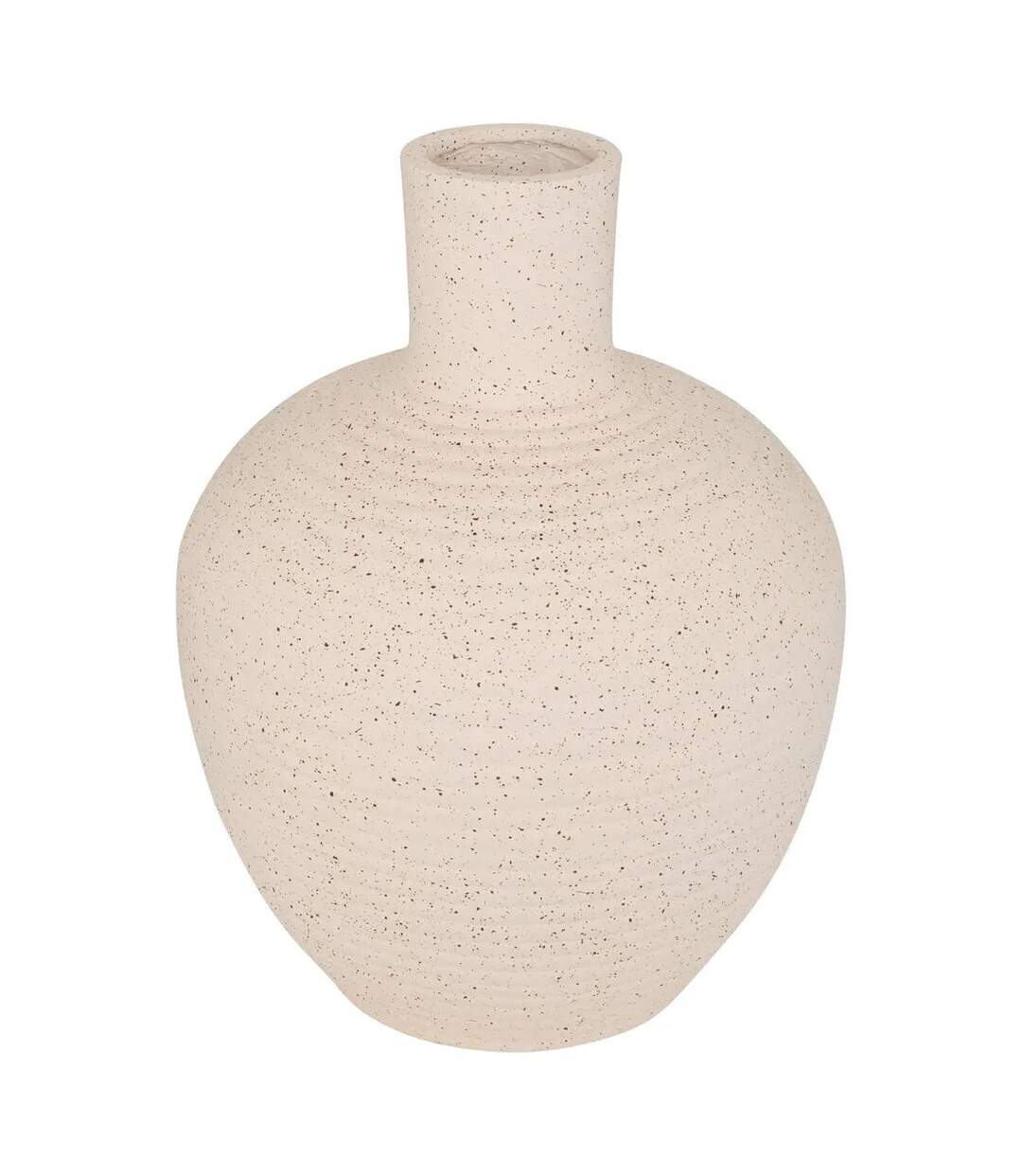 Vase Déco en Céramique Ted 33cm Blanc-1