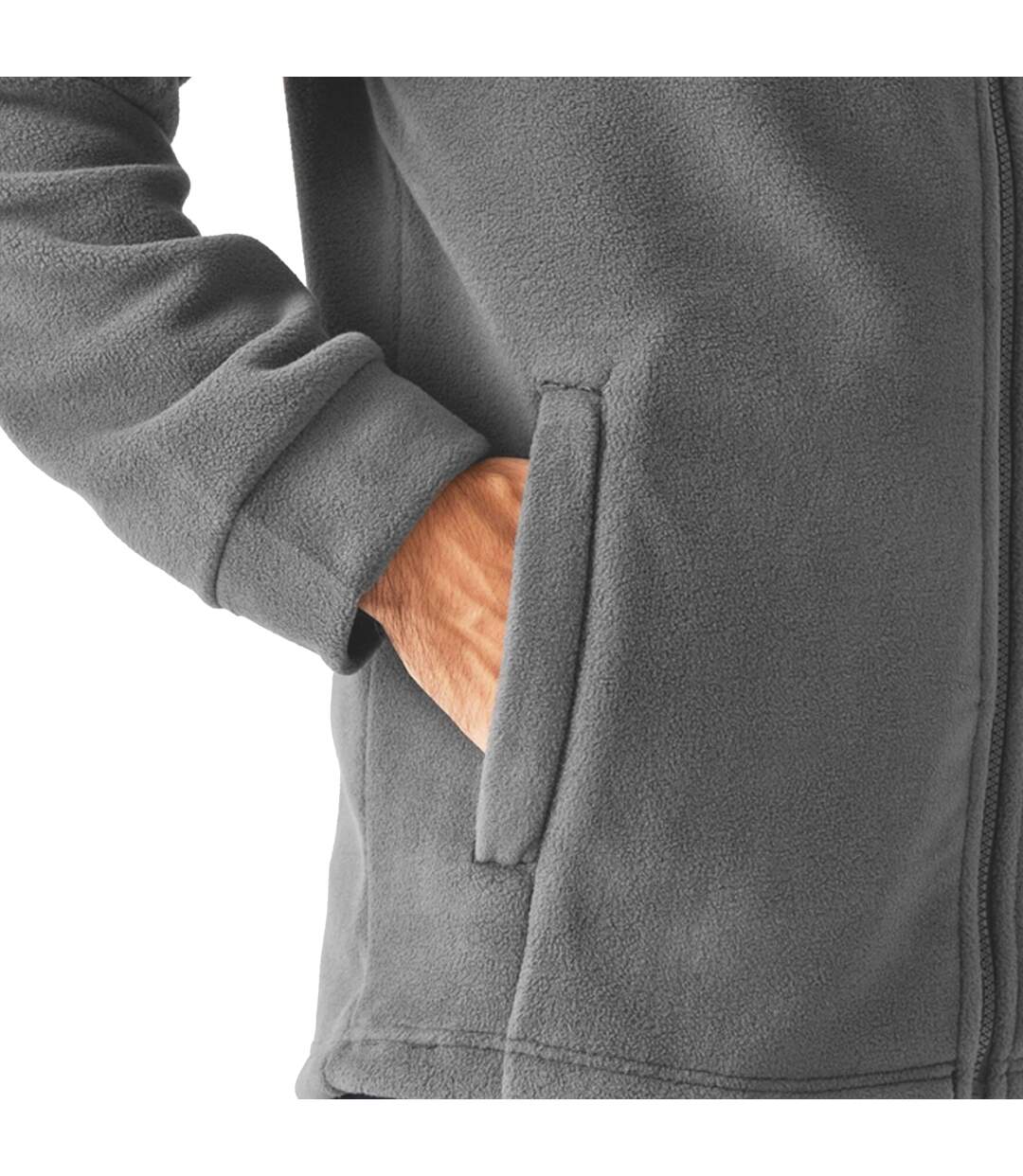 Veste Polaire Thor Homme Gris Phoque Regatta-4