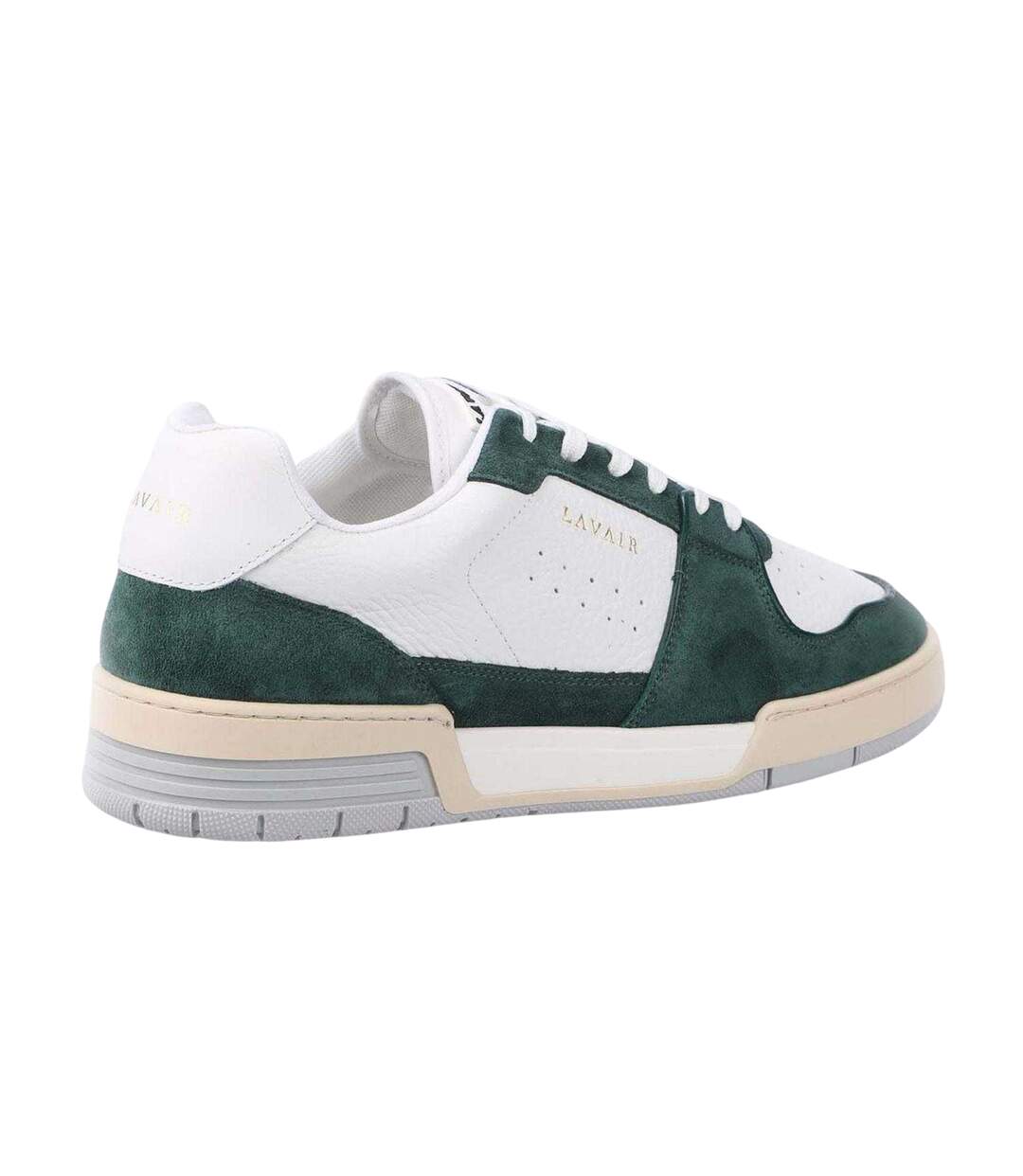 Baskets Vadum Homme Blanc Vert Lavair-2
