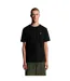 Mens Small Logo Cotton T-shirt Jet Black Lyle & Scott-2