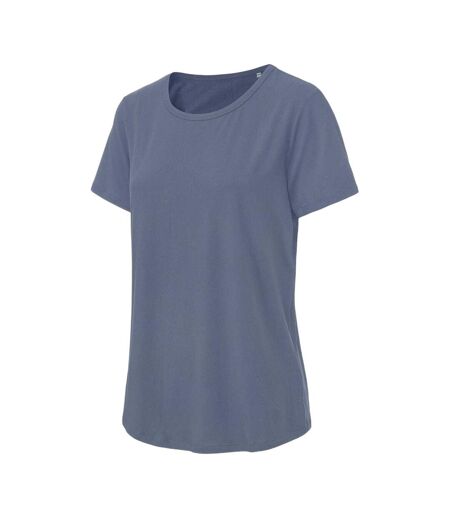 Womens/ladies Essential T-shirt Blue LA Gear